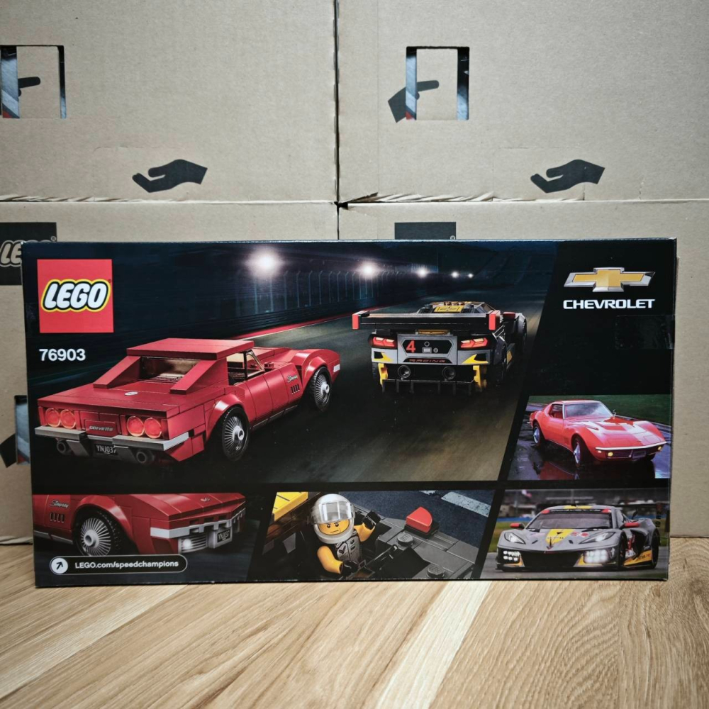 ★董仔樂高★ LEGO 76903 SPEED 雪佛蘭 C8.R & 1968 全新現貨-細節圖2