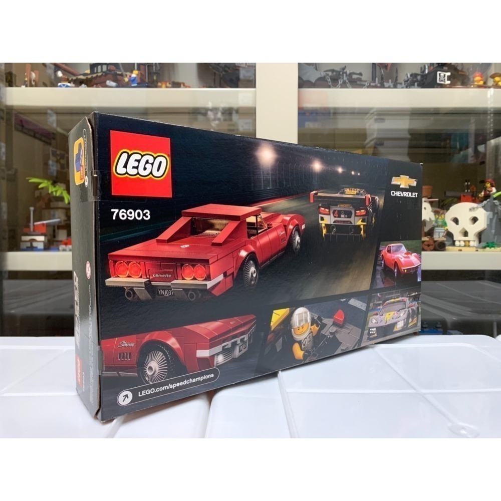 ★董仔樂高★ LEGO 76903 SPEED 雪佛蘭 C8.R & 1968 全新現貨-細節圖2