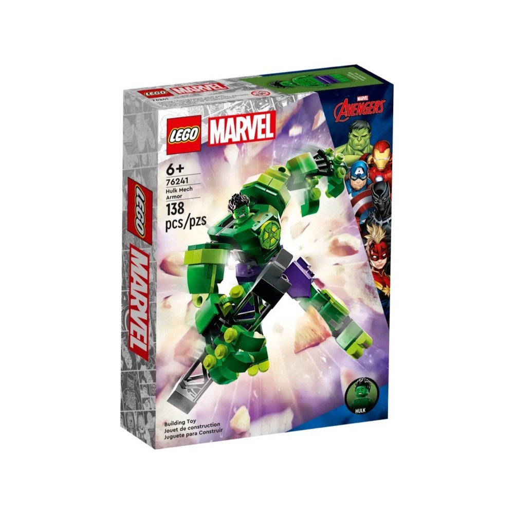 ★董仔樂高★ LEGO 76241 漫威 Marvel 浩克機甲 全新現貨-細節圖3