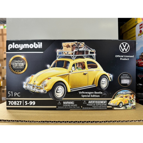 摩比 Playmobil 70827 Volkswagen Beetle 福斯金龜車 限量特別版 全新現貨