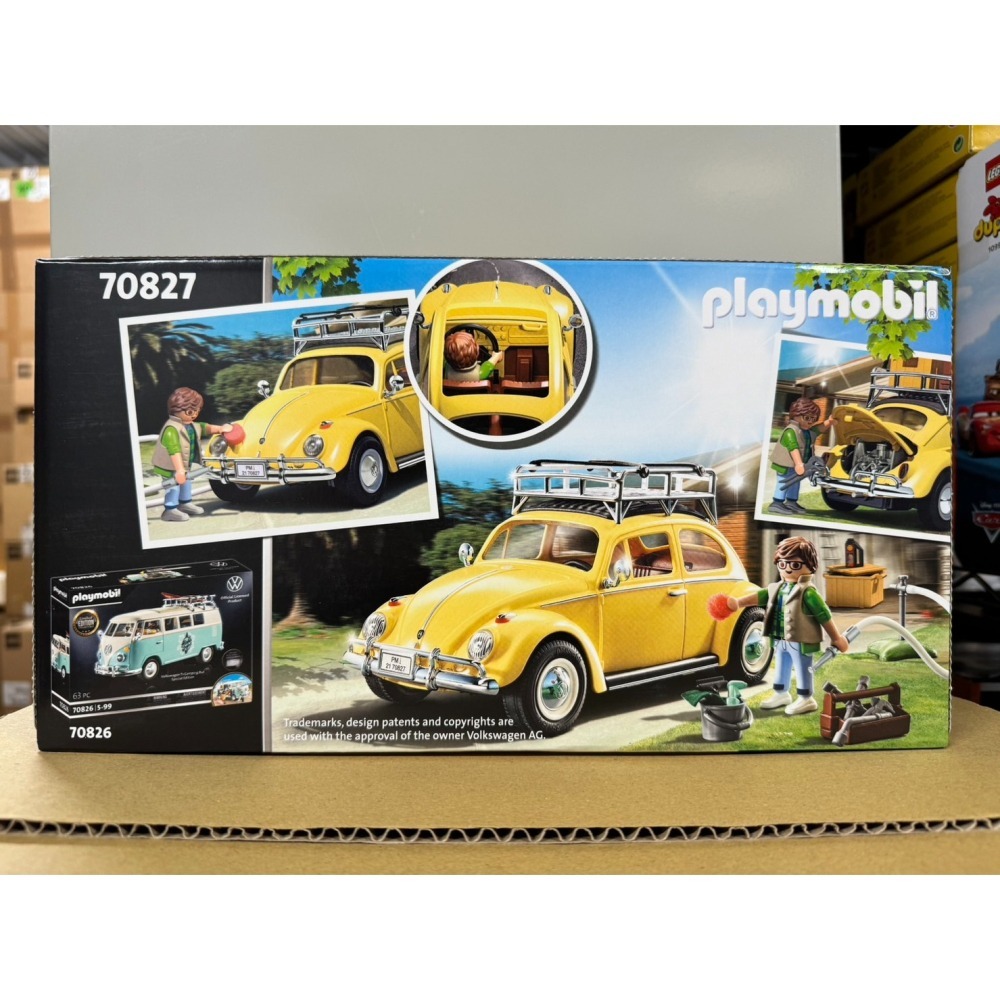 摩比 Playmobil 70827 Volkswagen Beetle 福斯金龜車 限量特別版 全新現貨-細節圖2
