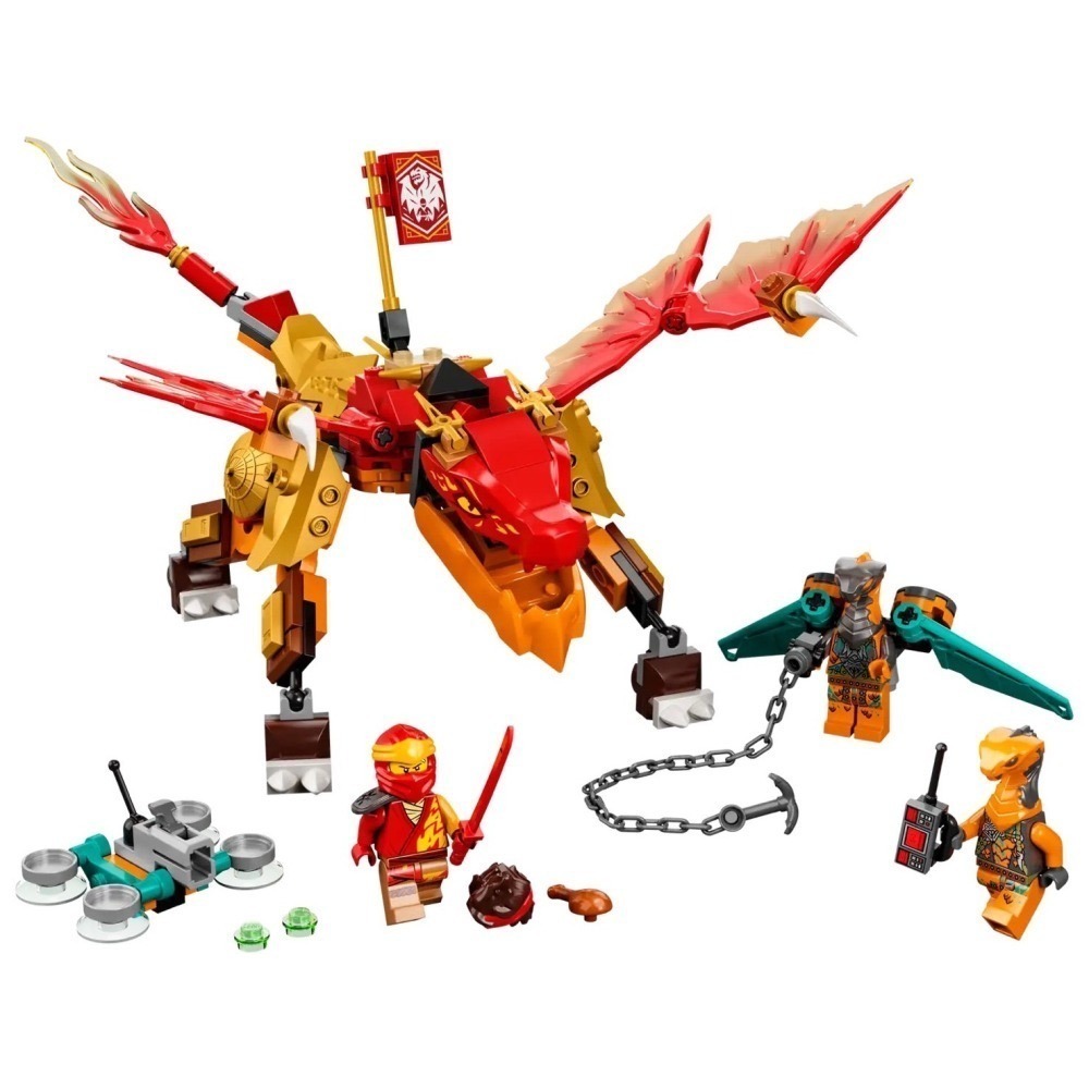 ★董仔樂高★ LEGO 71762 忍者 NINJAGO 赤地的火龍-進化版 全新現貨-細節圖3