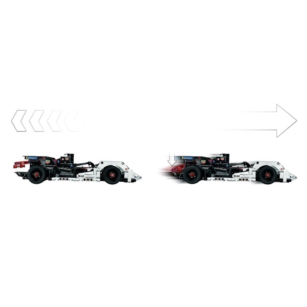 ★董仔樂高★ LEGO 42137 科技 TECHNIC 保時捷99X E級方程式賽車 迴力車 全新現貨-細節圖6