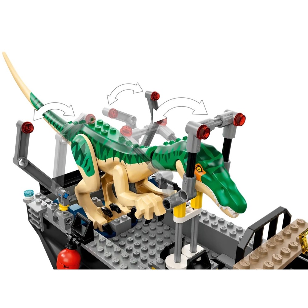 ★董仔樂高★ LEGO 76942 侏儸紀 Jurassic 重爪龍快艇逃脫 全新現貨-細節圖6