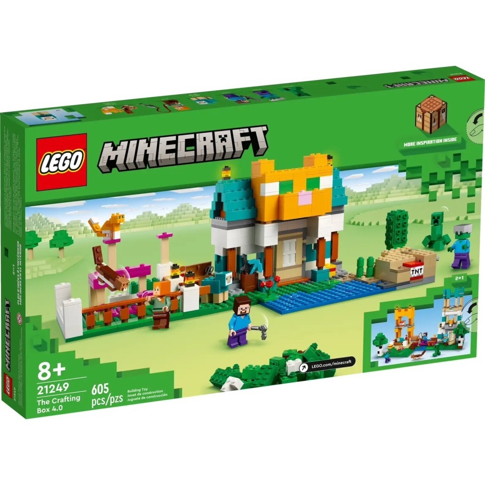 ★董仔樂高★ LEGO 21249 創世神 Minecraft 創意製作盒4.0 全新現貨-細節圖2