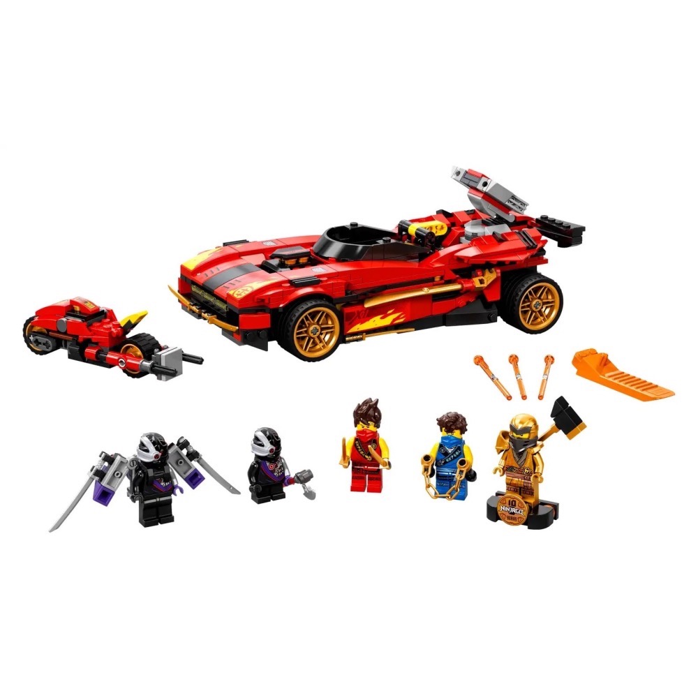 ★董仔樂高★ LEGO 71737 忍者 NINJAGO 忍者電極跑車 全新現貨-細節圖3