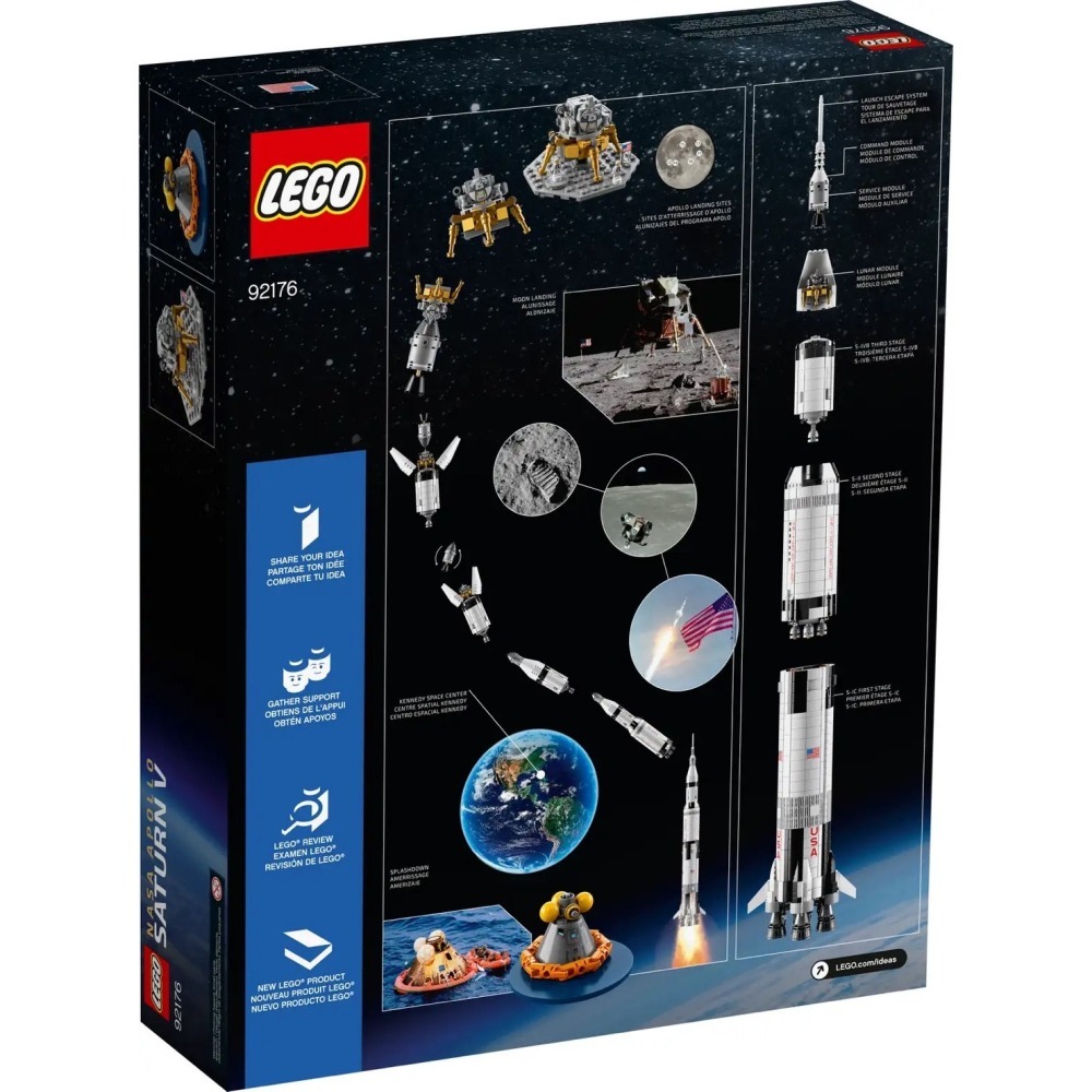 ★董仔樂高★ LEGO 92176 (21309) IDEAS 阿波羅土星五號 全新現貨-細節圖2