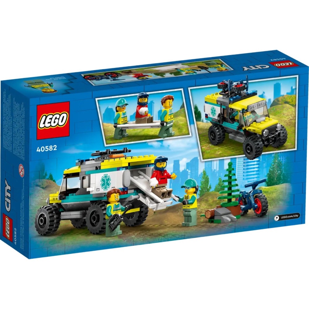 ★董仔樂高★ LEGO 40582 城市 CITY 越野救護車救援 全新現貨-細節圖2