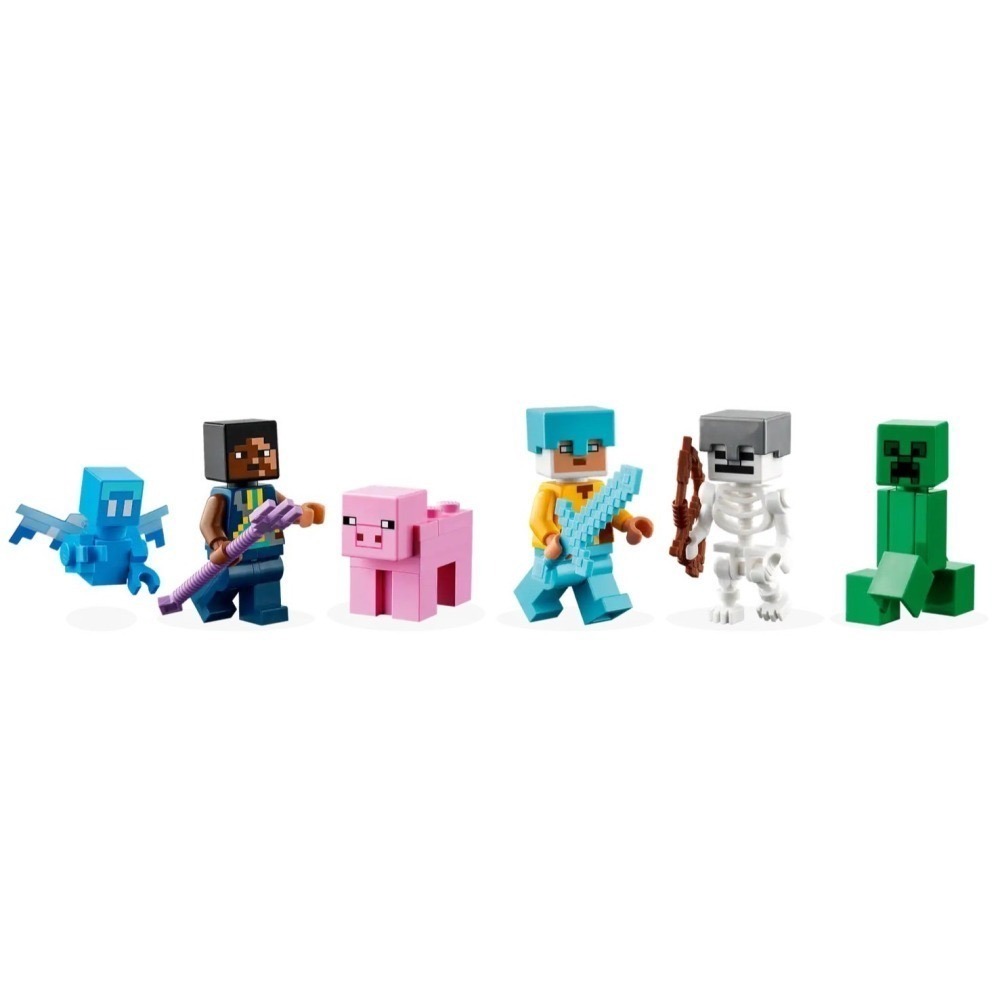 ★董仔樂高★ LEGO 21244 創世神 Minecraft 鑽石劍前哨站 全新現貨-細節圖10