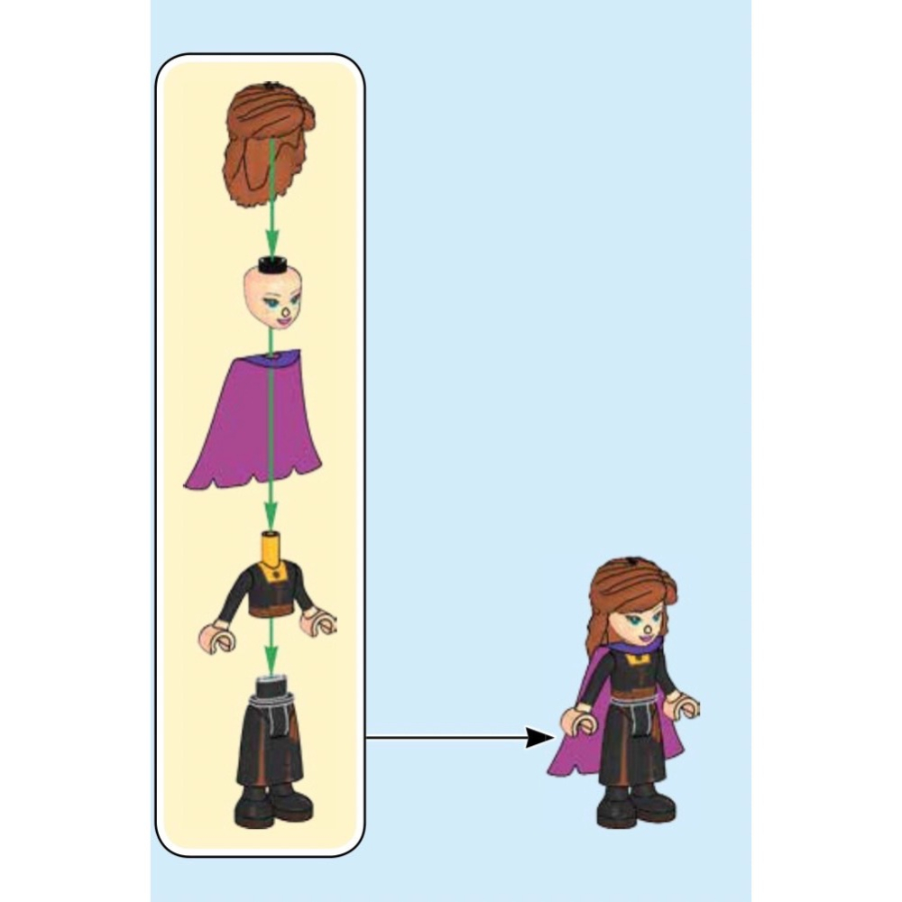 ★董仔樂高★ LEGO 41164 冰雪奇緣 拆賣人偶 安娜 雪寶 馬蒂亞斯中尉 合售-細節圖3