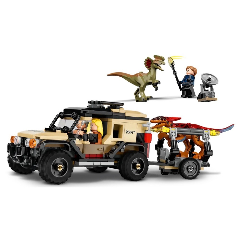 ★董仔樂高★ LEGO 76951 侏儸紀 Jurassic 火盜龍＆雙冠龍運送 全新現貨-細節圖4