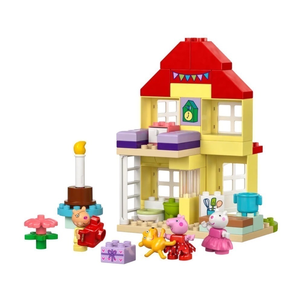 ★董仔樂高★ LEGO 10433 得寶 DUPLO 佩佩豬的生日屋 全新現貨-細節圖3