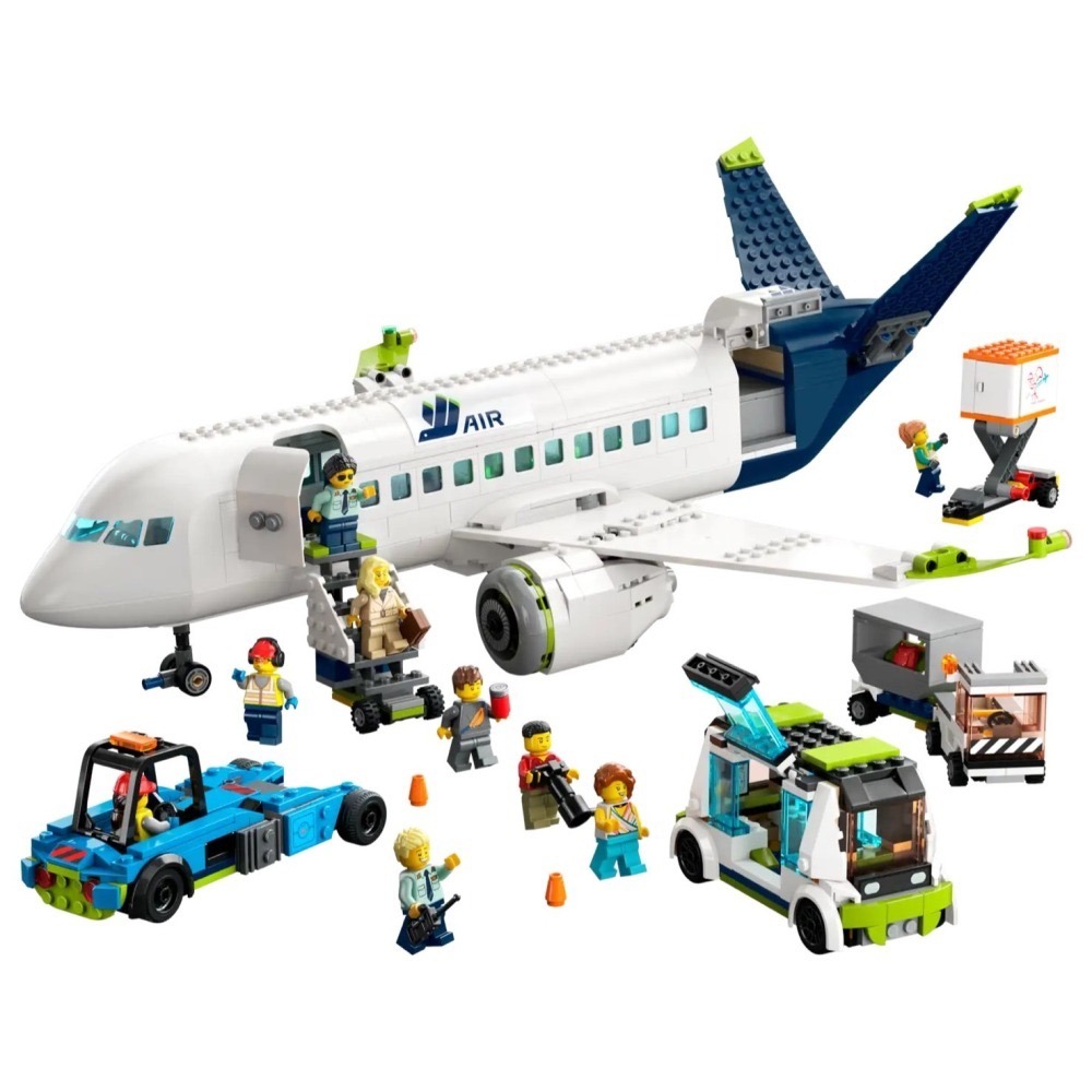 ★董仔樂高★ LEGO 60367 城市 CITY 客機 全新現貨-細節圖3