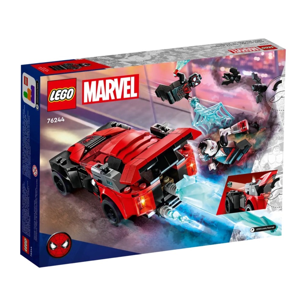 ★董仔樂高★ LEGO 76244 漫威 Marvel 邁爾斯蜘蛛人與魔比斯 全新現貨-細節圖2