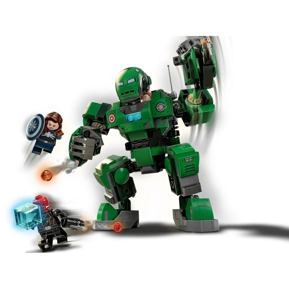 ★董仔樂高★ LEGO 76201 漫威 Marvel 卡特隊長與九頭蛇重踏者 全新現貨-細節圖5