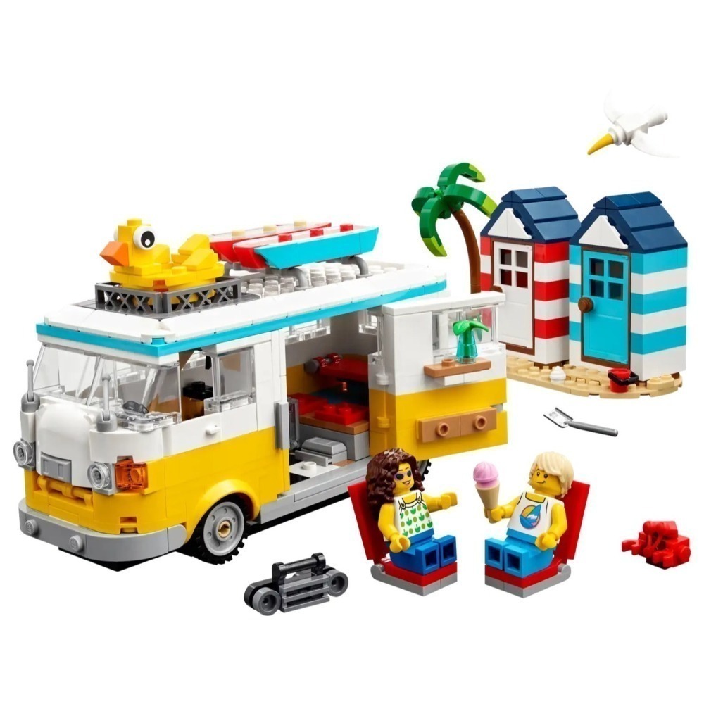 ★董仔樂高★ LEGO 31138 創意 CREATOR 海灘露營車 全新現貨-細節圖3