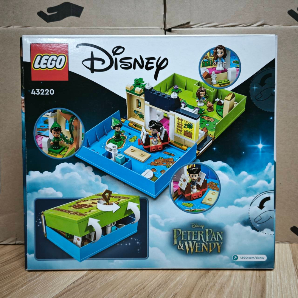 ★董仔樂高★ LEGO 43220 迪士尼 DISNEY 小飛俠與溫蒂的故事書冒險 全新現貨-細節圖2