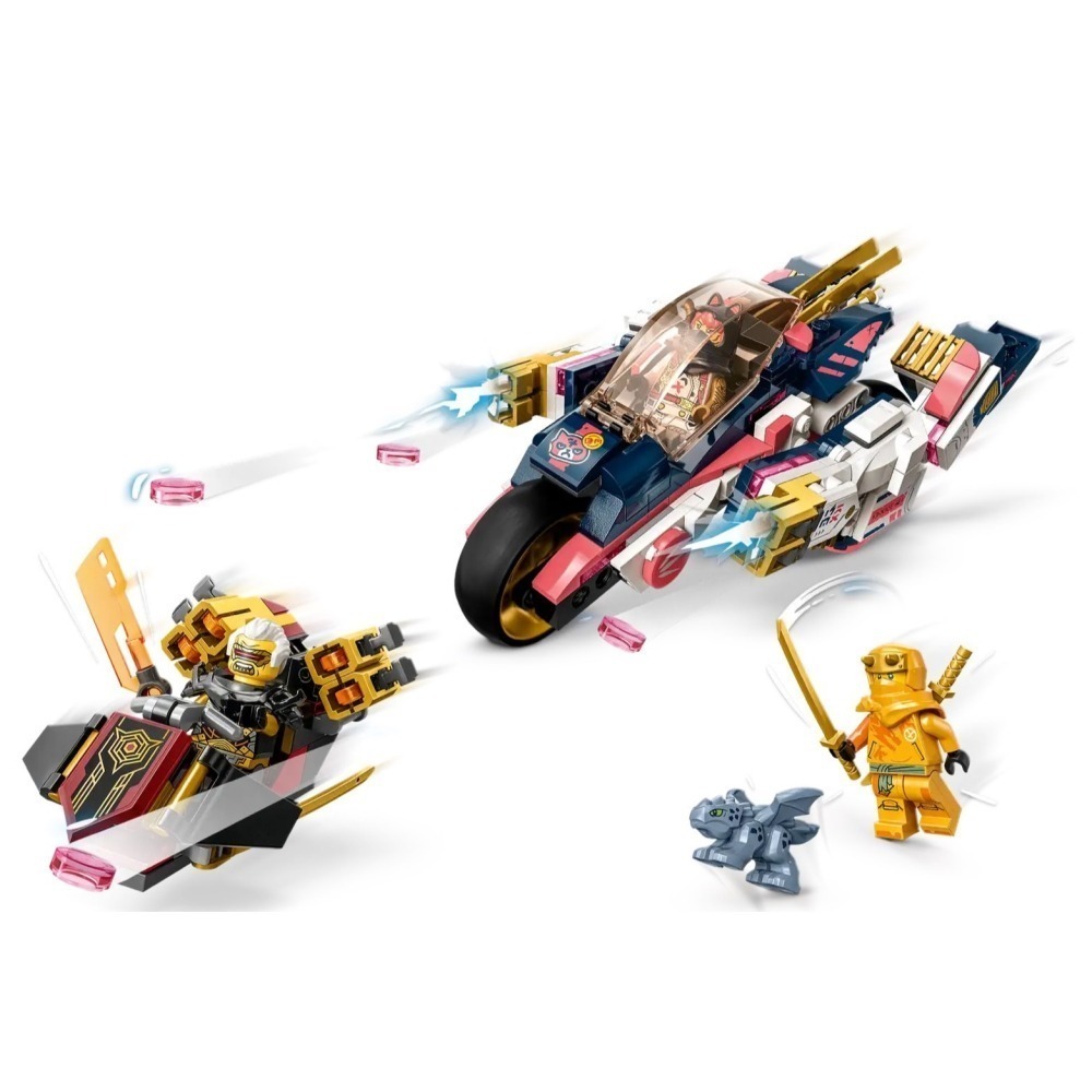 ★董仔樂高★ LEGO 71792 忍者 NINJAGO 索拉的變形機械人摩托飛車 全新現貨-細節圖4
