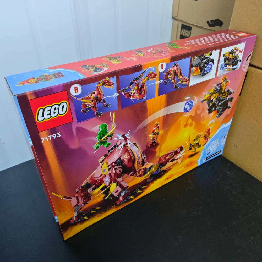 ★董仔樂高★ LEGO 71793 忍者 NINJAGO 變形熔岩龍 全新現貨-細節圖2