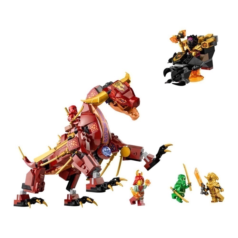 ★董仔樂高★ LEGO 71793 忍者 NINJAGO 變形熔岩龍 全新現貨-細節圖3