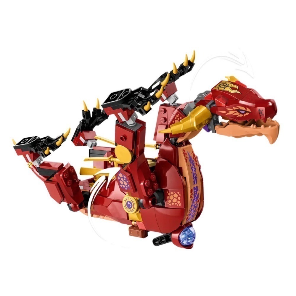 ★董仔樂高★ LEGO 71793 忍者 NINJAGO 變形熔岩龍 全新現貨-細節圖6