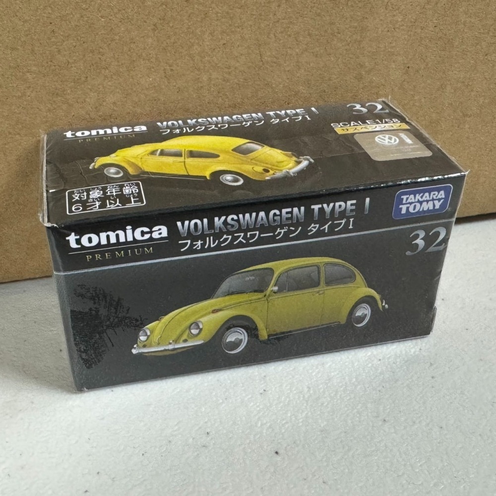 Tomica Premium 32 多美黑盒車 福斯 VOLKSWAGEN TYPE I 金龜車-細節圖2