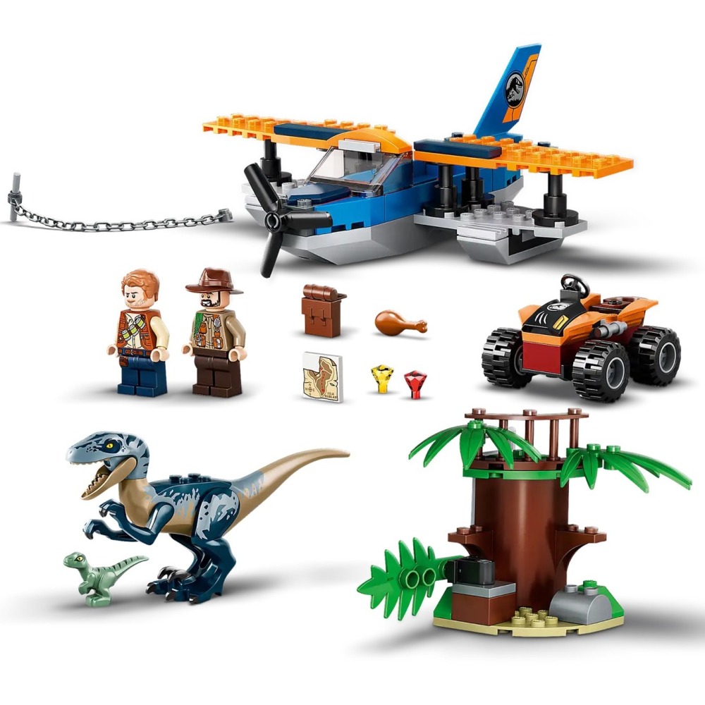 ★董仔樂高★ LEGO 75942 侏儸紀 Jurassic 迅猛龍:雙翼飛機救援任務 全新現貨-細節圖7