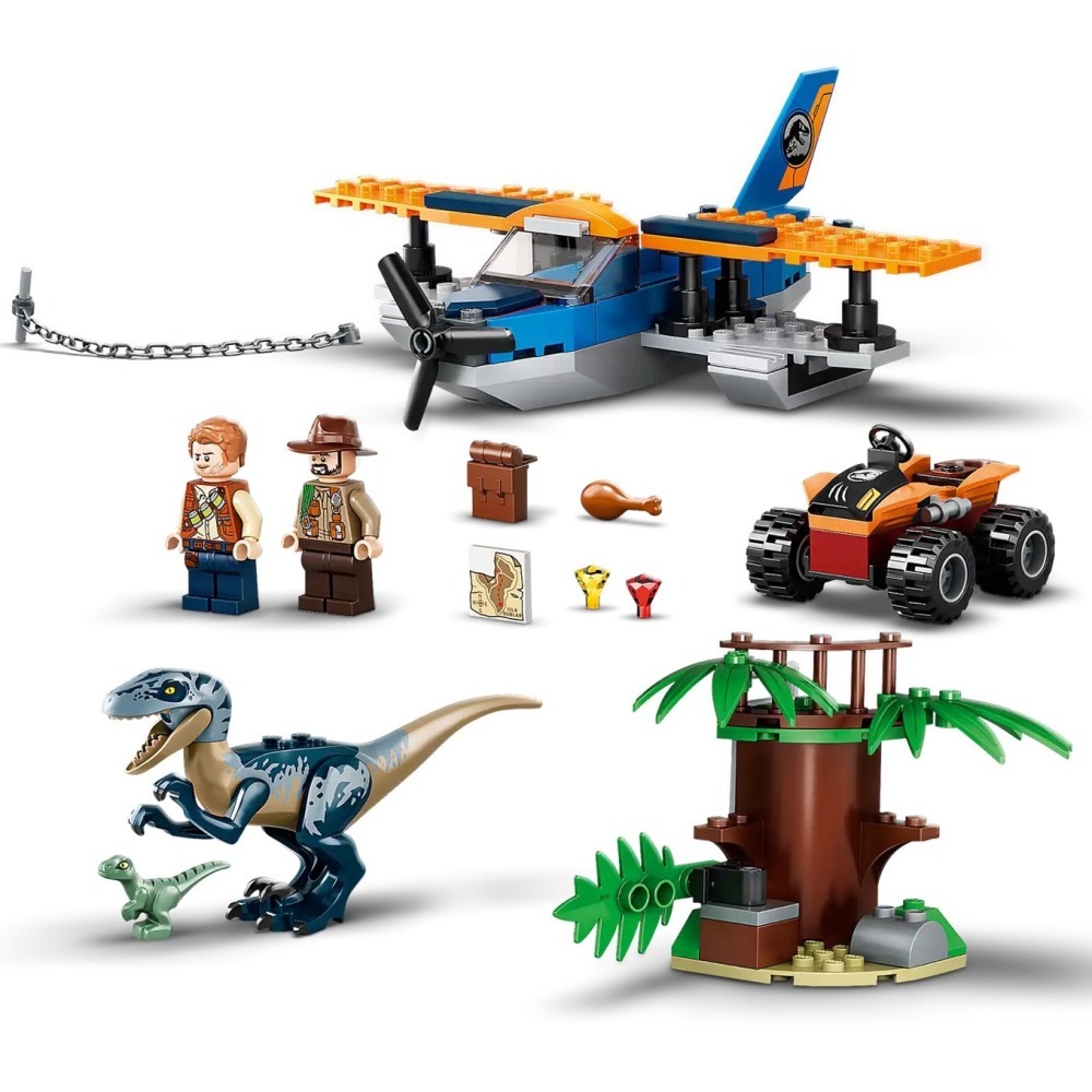 ★董仔樂高★ LEGO 75942 侏儸紀 Jurassic 迅猛龍:雙翼飛機救援任務 全新現貨-細節圖5