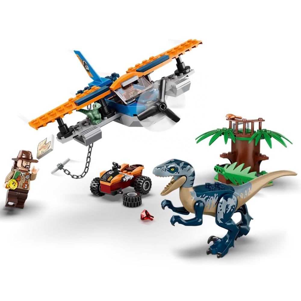 ★董仔樂高★ LEGO 75942 侏儸紀 Jurassic 迅猛龍:雙翼飛機救援任務 全新現貨-細節圖6