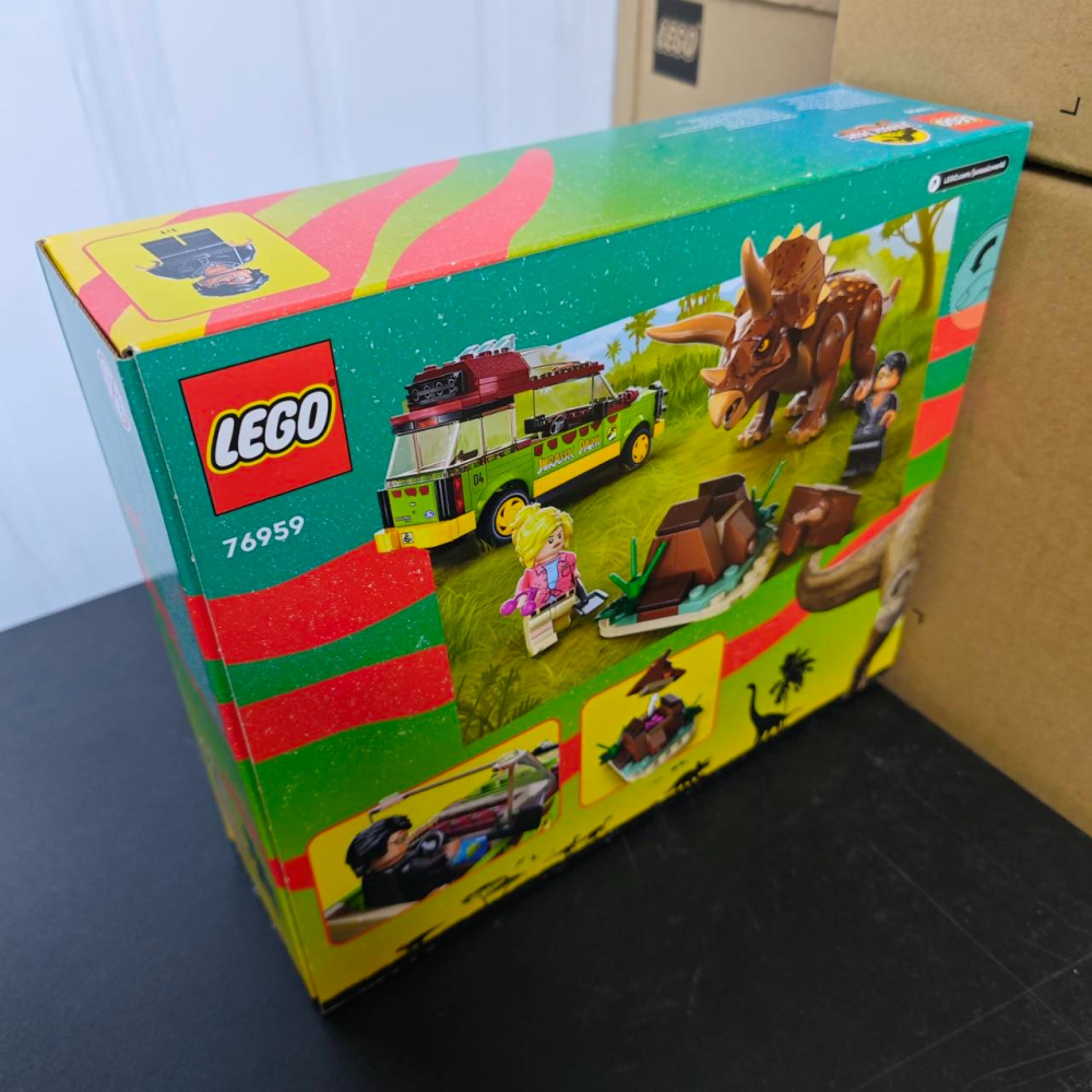★董仔樂高★ LEGO 76959 侏儸紀 Jurassic 三角龍研究 全新現貨-細節圖2