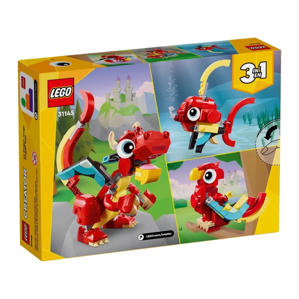 ★董仔樂高★ LEGO 31145 創意 CREATOR 紅龍 全新現貨-細節圖2