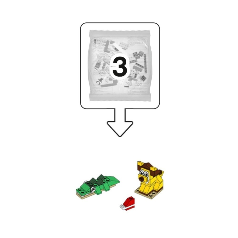 ★董仔樂高★ LEGO 11015 CLASSIC 拆賣編號袋裝-細節圖4