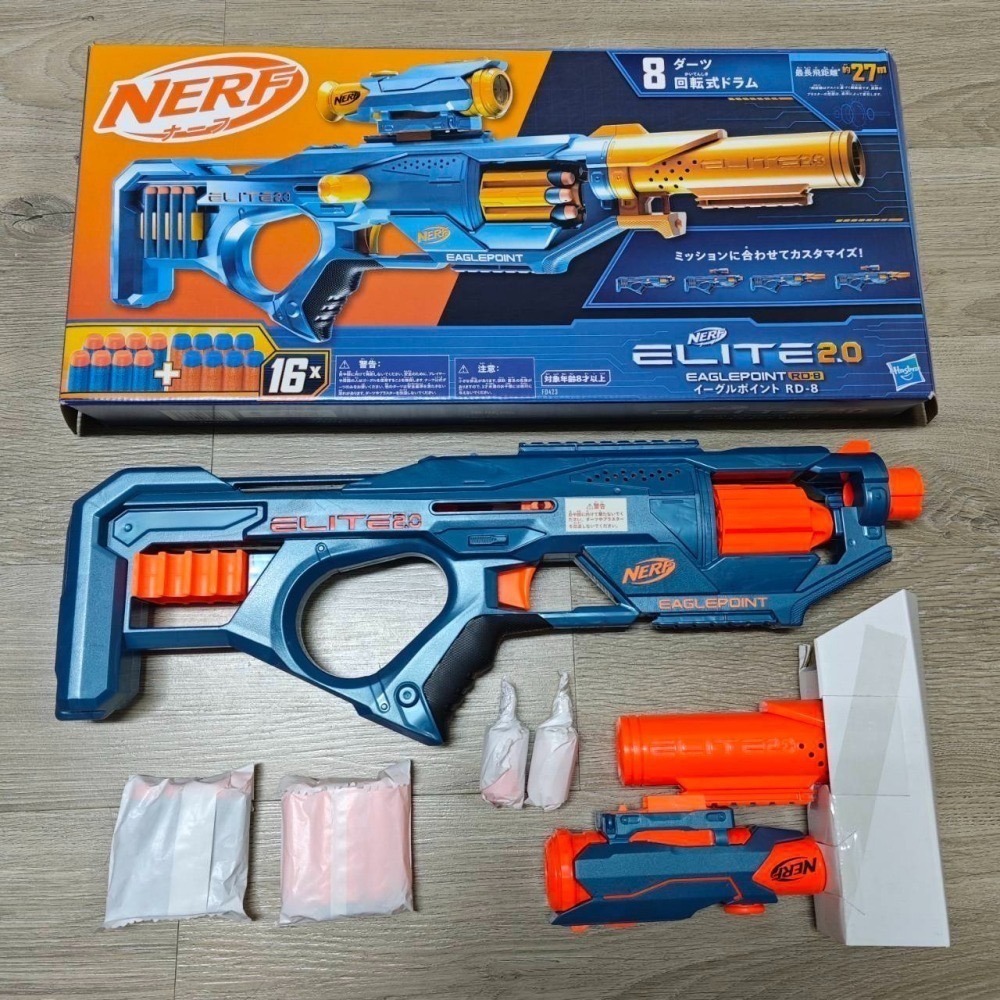 NERF 橘機 菁英系列 Elite 2.0 鷹眼突擊 RD-8-細節圖3