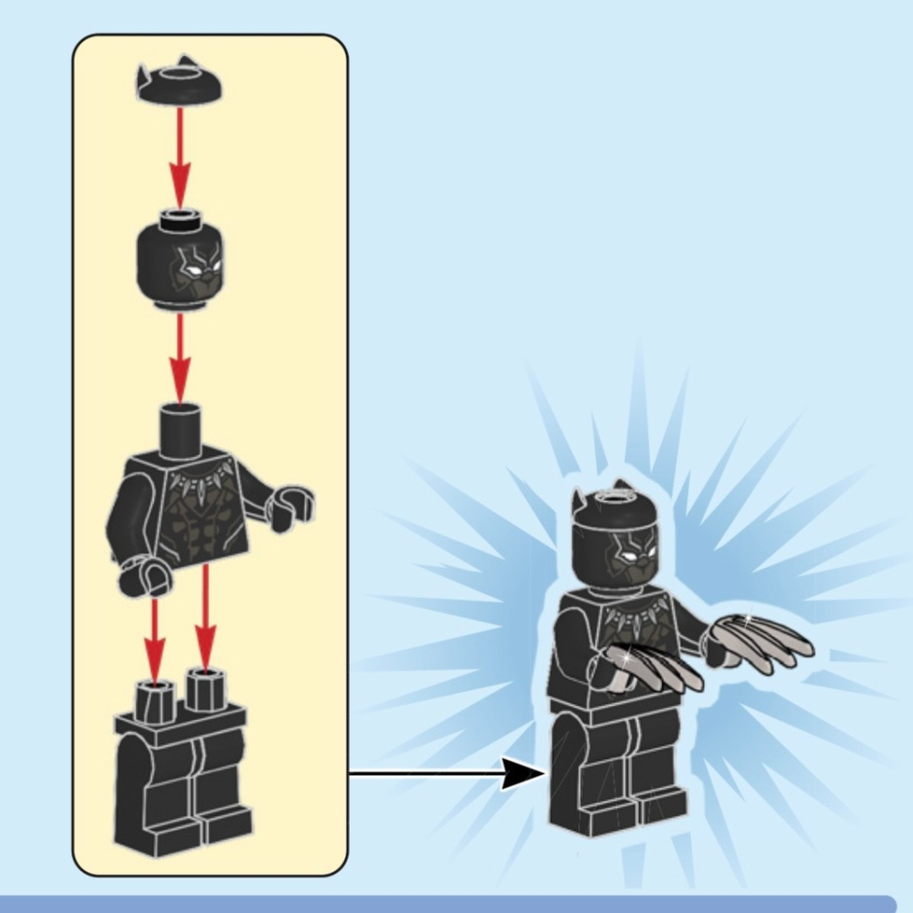 ★董仔樂高★ LEGO 76204 漫威 拆賣人偶 黑豹-細節圖3