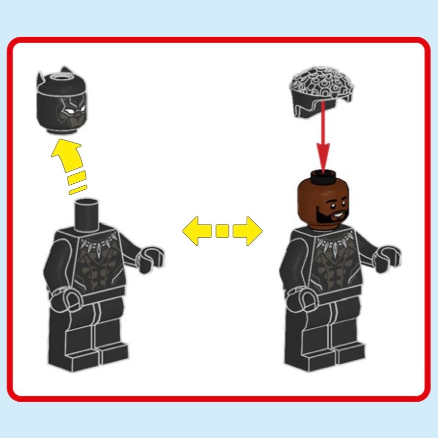 ★董仔樂高★ LEGO 76204 漫威 拆賣人偶 黑豹-細節圖4