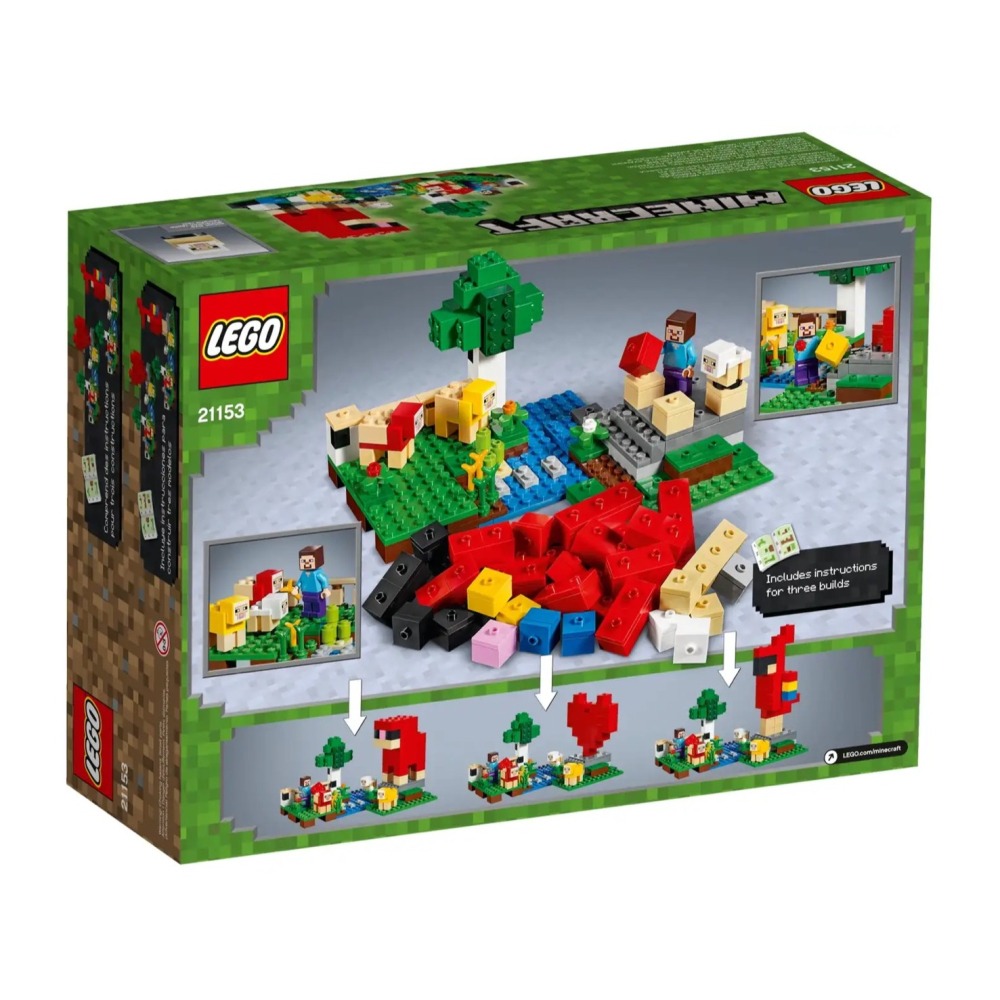 ★董仔樂高★ LEGO 21153 創世神 Minecraft 羊毛農場 全新現貨-細節圖2