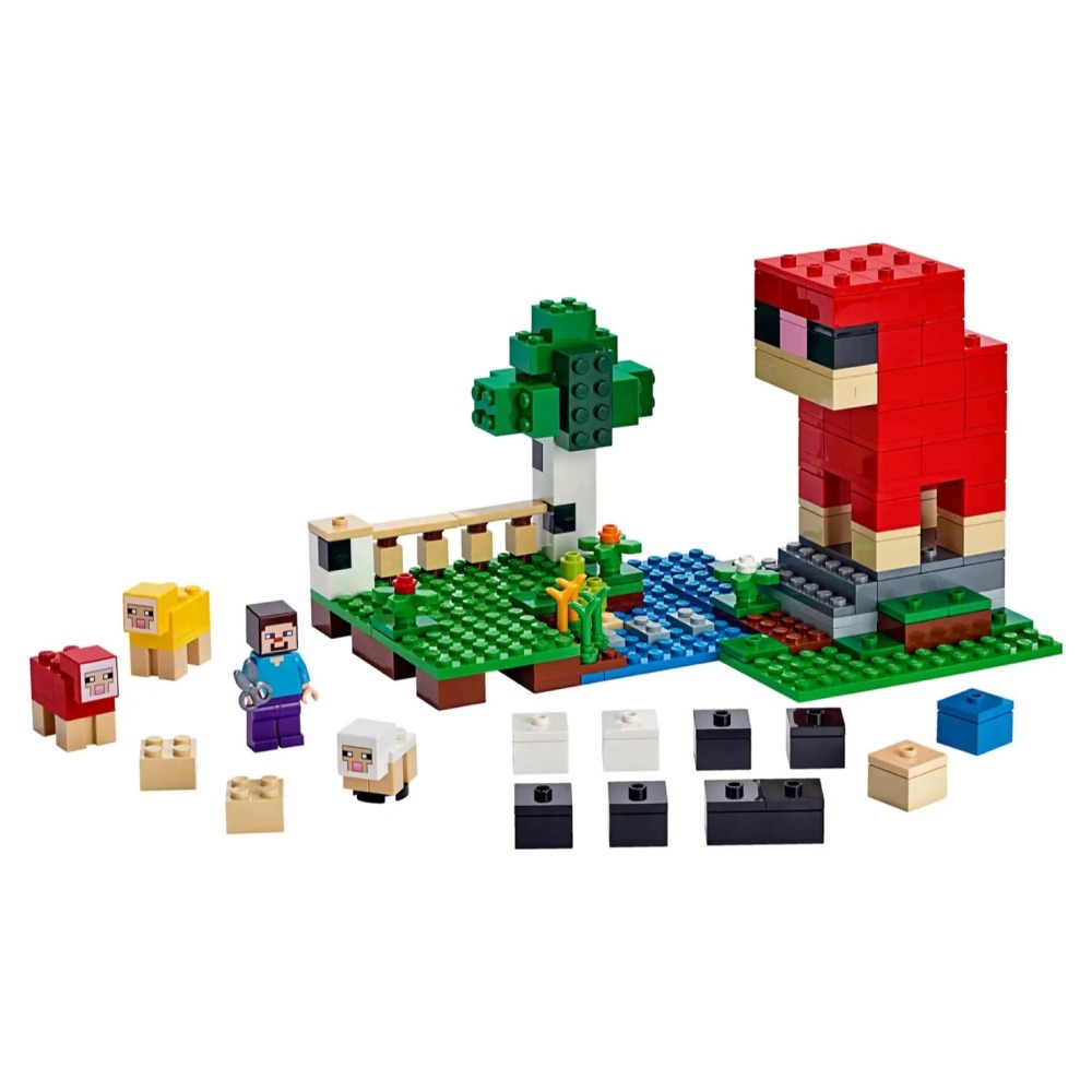 ★董仔樂高★ LEGO 21153 創世神 Minecraft 羊毛農場 全新現貨-細節圖3