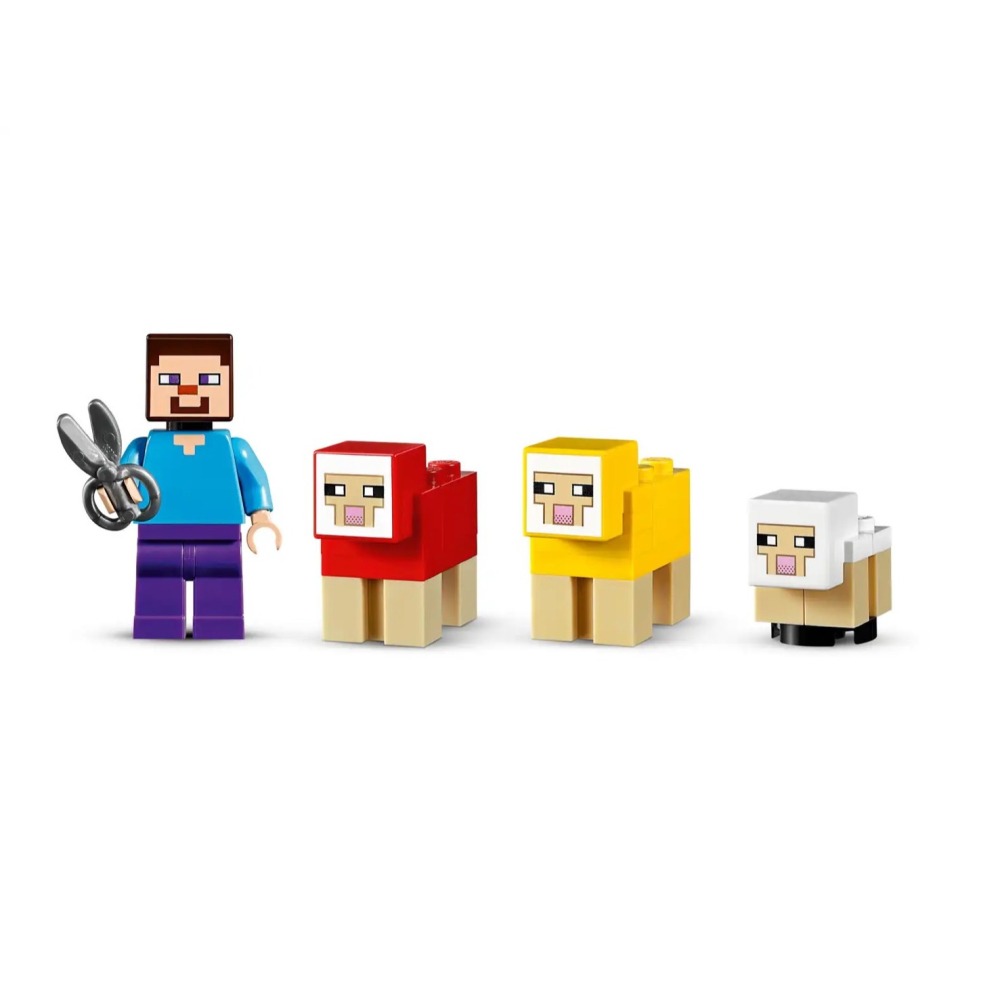 ★董仔樂高★ LEGO 21153 創世神 Minecraft 羊毛農場 全新現貨-細節圖9