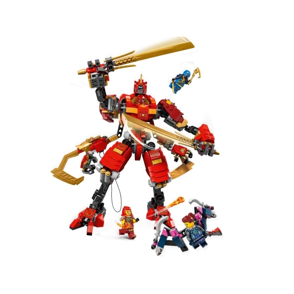 ★董仔樂高★ LEGO 71812 忍者 NINJAGO 赤地的忍者攀爬機械人 全新現貨-細節圖4