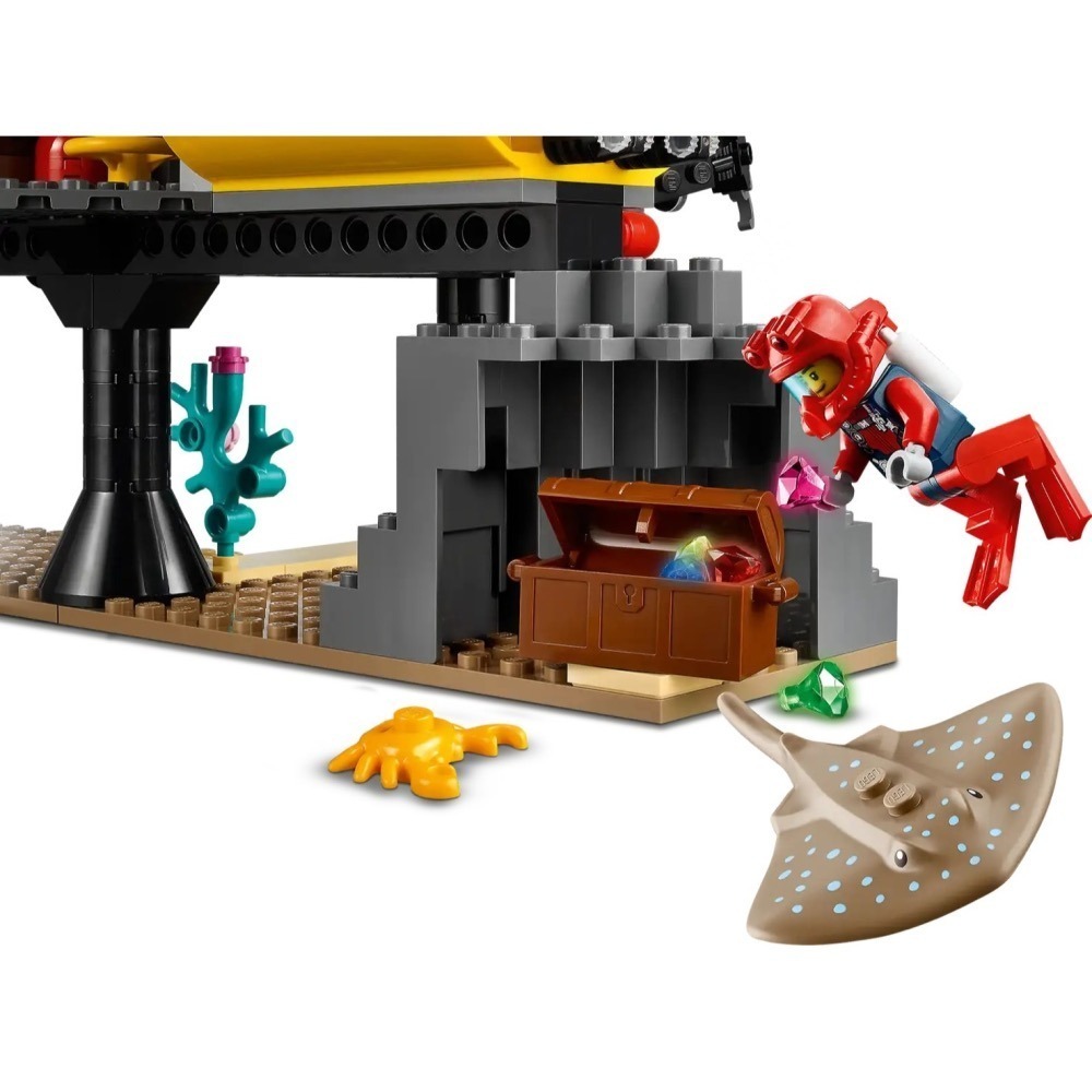 ★董仔樂高★ LEGO 60265 城市 CITY 海洋探索基地 全新現貨-細節圖7