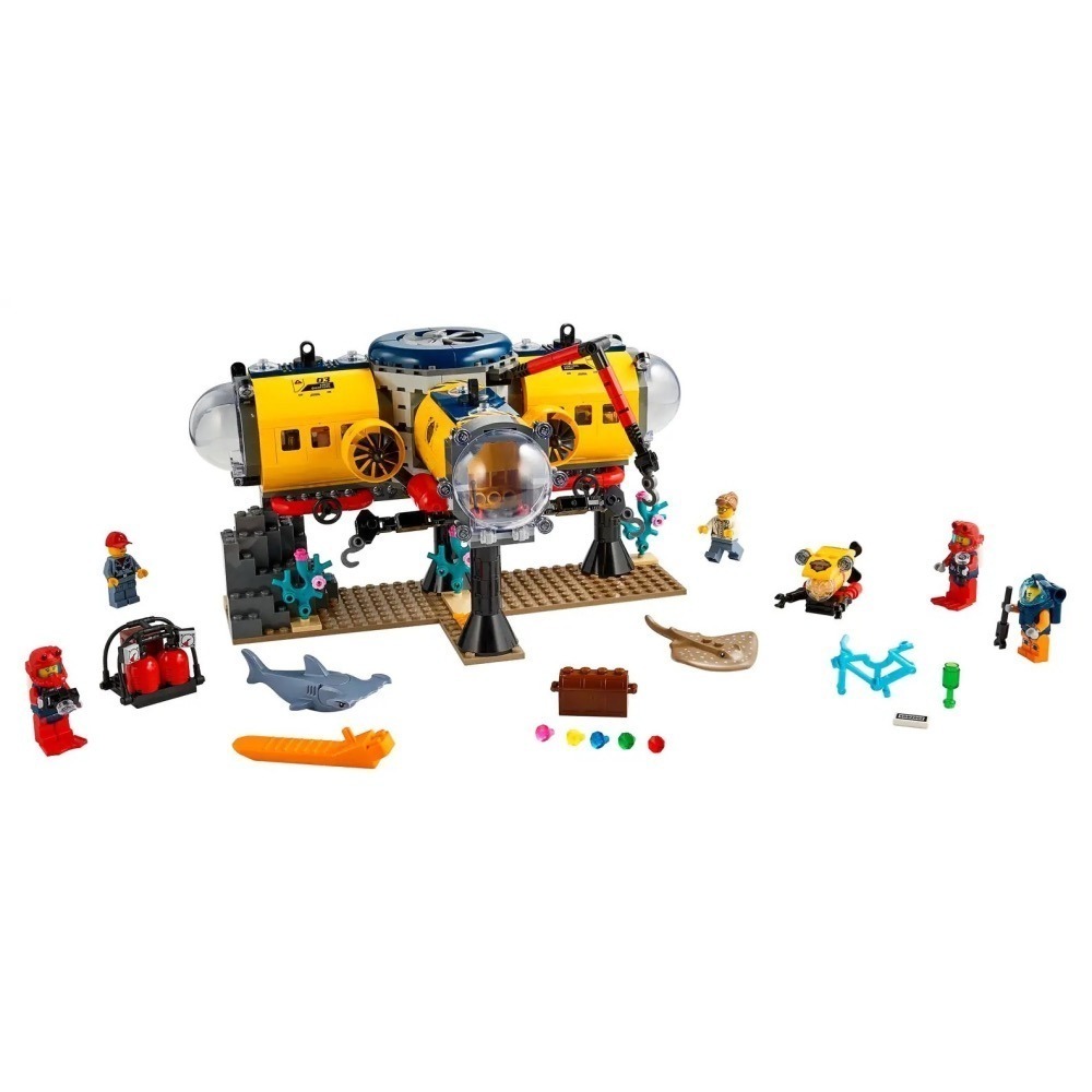 ★董仔樂高★ LEGO 60265 城市 CITY 海洋探索基地 全新現貨-細節圖3