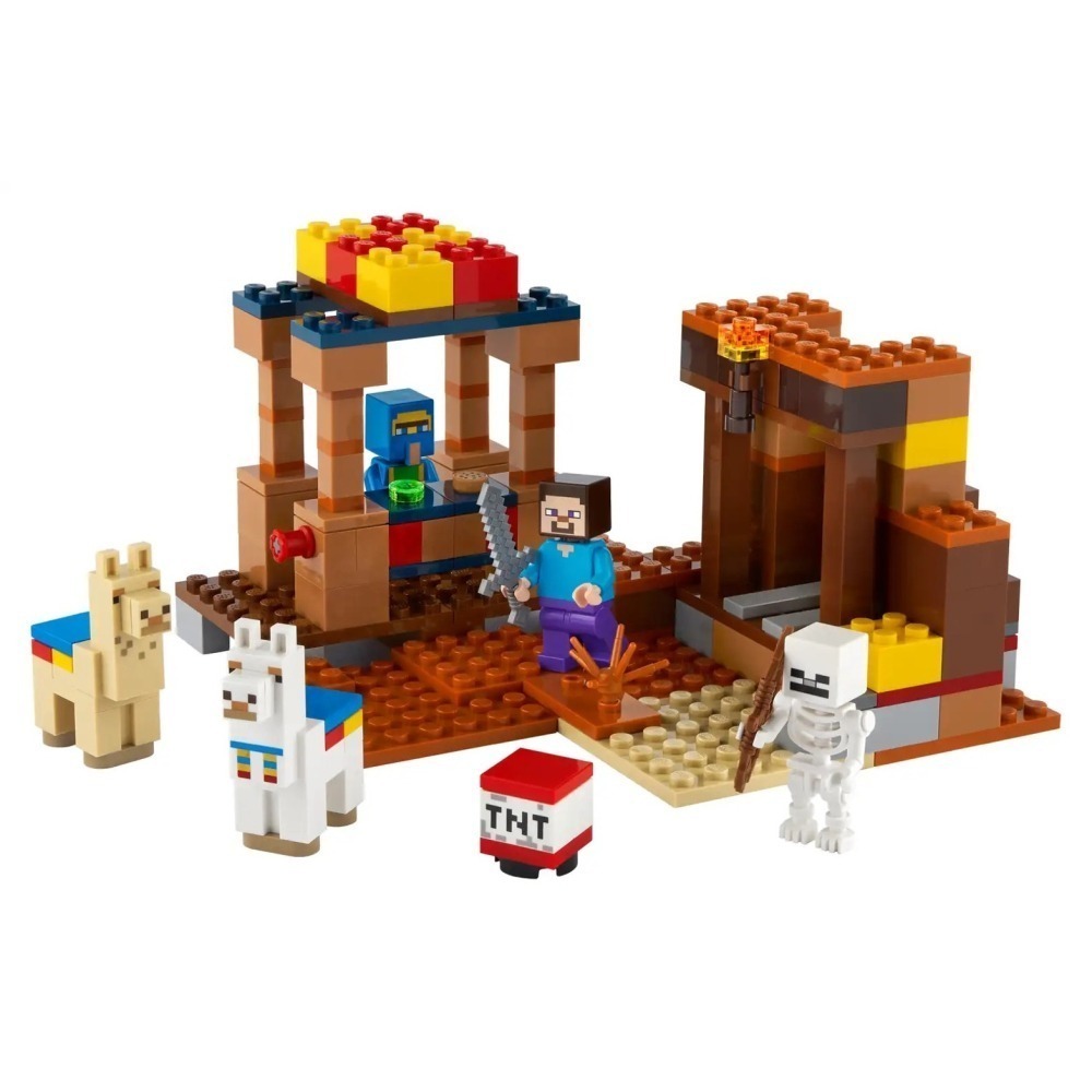 ★董仔樂高★ LEGO 21167 創世神 Minecraft 交易站 全新現貨-細節圖3