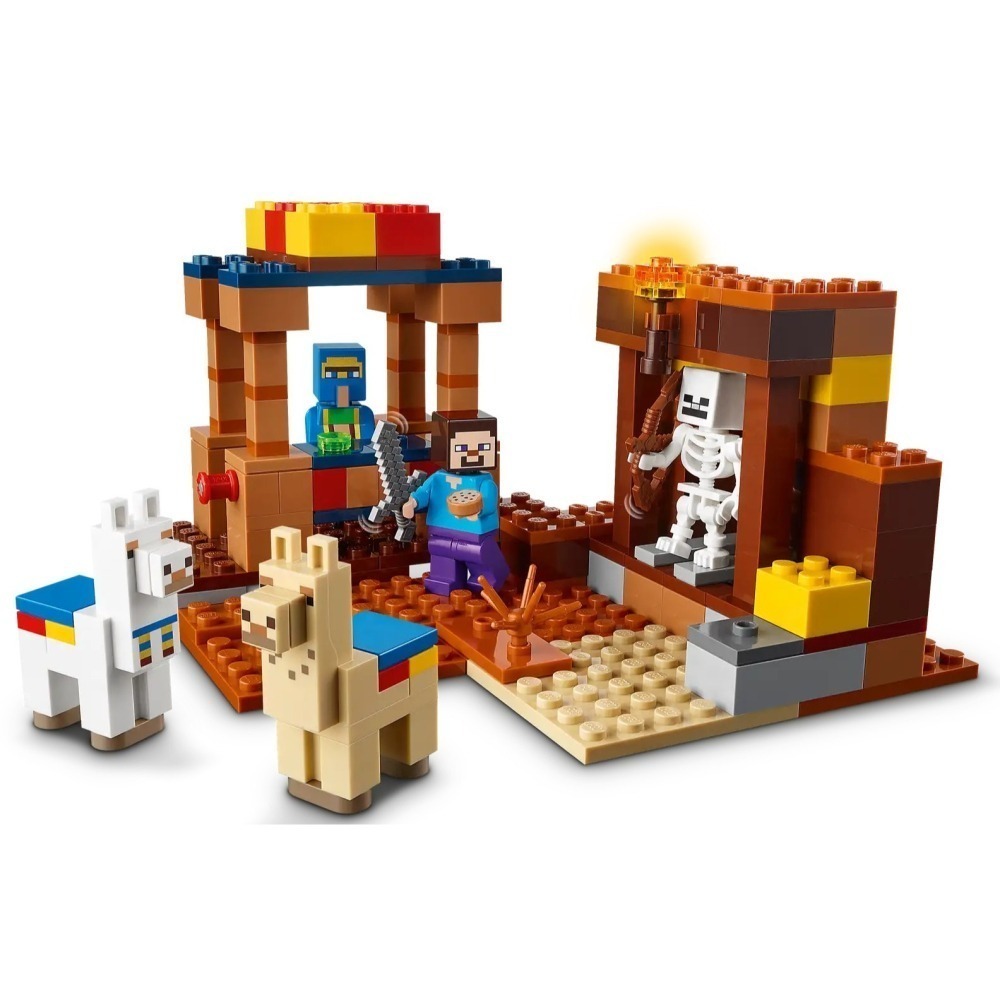 ★董仔樂高★ LEGO 21167 創世神 Minecraft 交易站 全新現貨-細節圖5