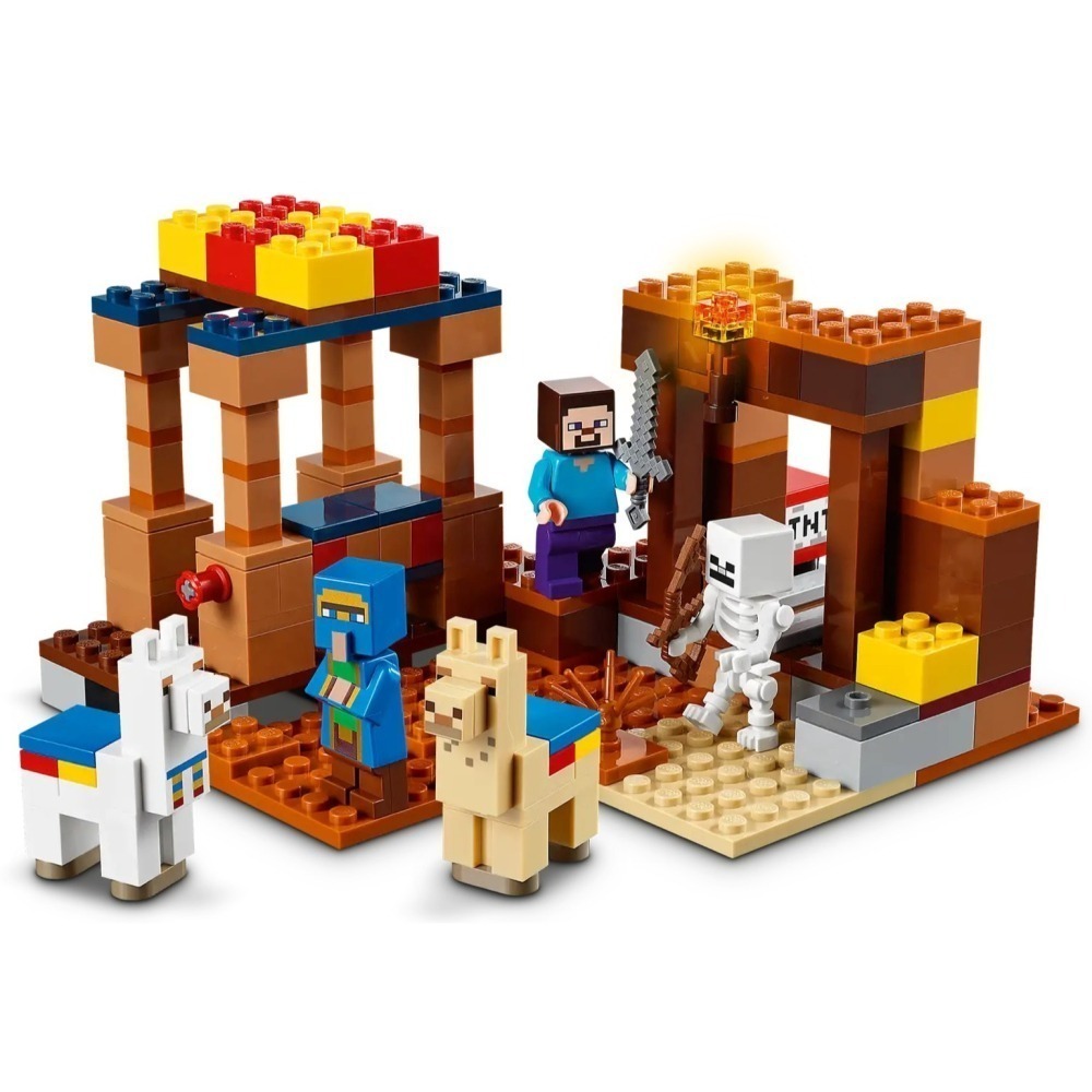 ★董仔樂高★ LEGO 21167 創世神 Minecraft 交易站 全新現貨-細節圖6