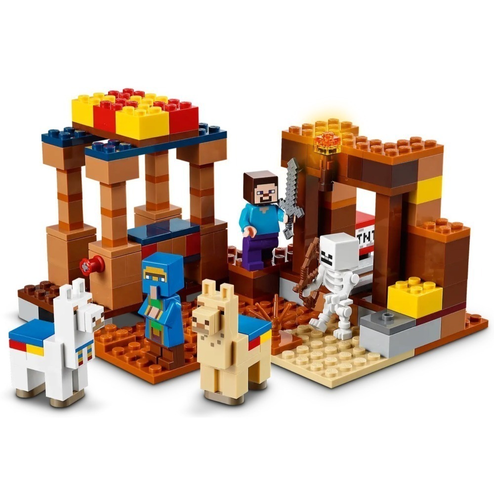 ★董仔樂高★ LEGO 21167 創世神 Minecraft 交易站 全新現貨-細節圖6