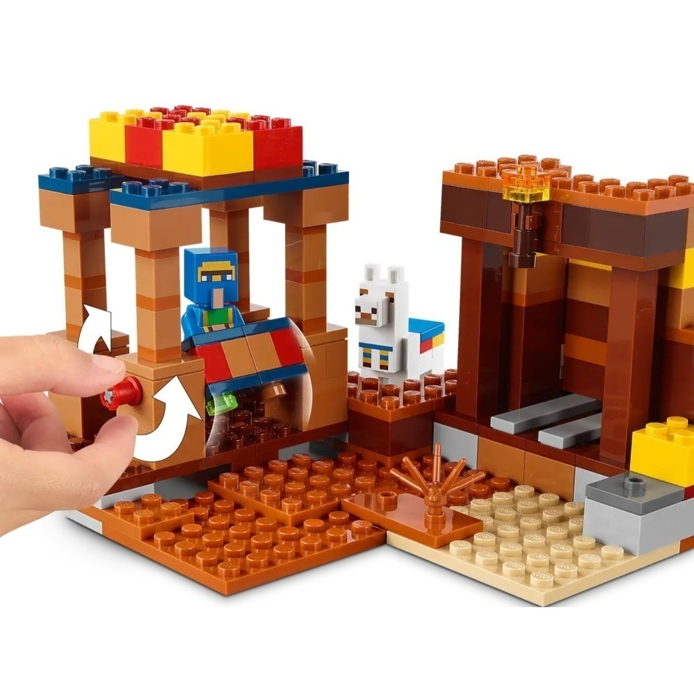 ★董仔樂高★ LEGO 21167 創世神 Minecraft 交易站 全新現貨-細節圖7