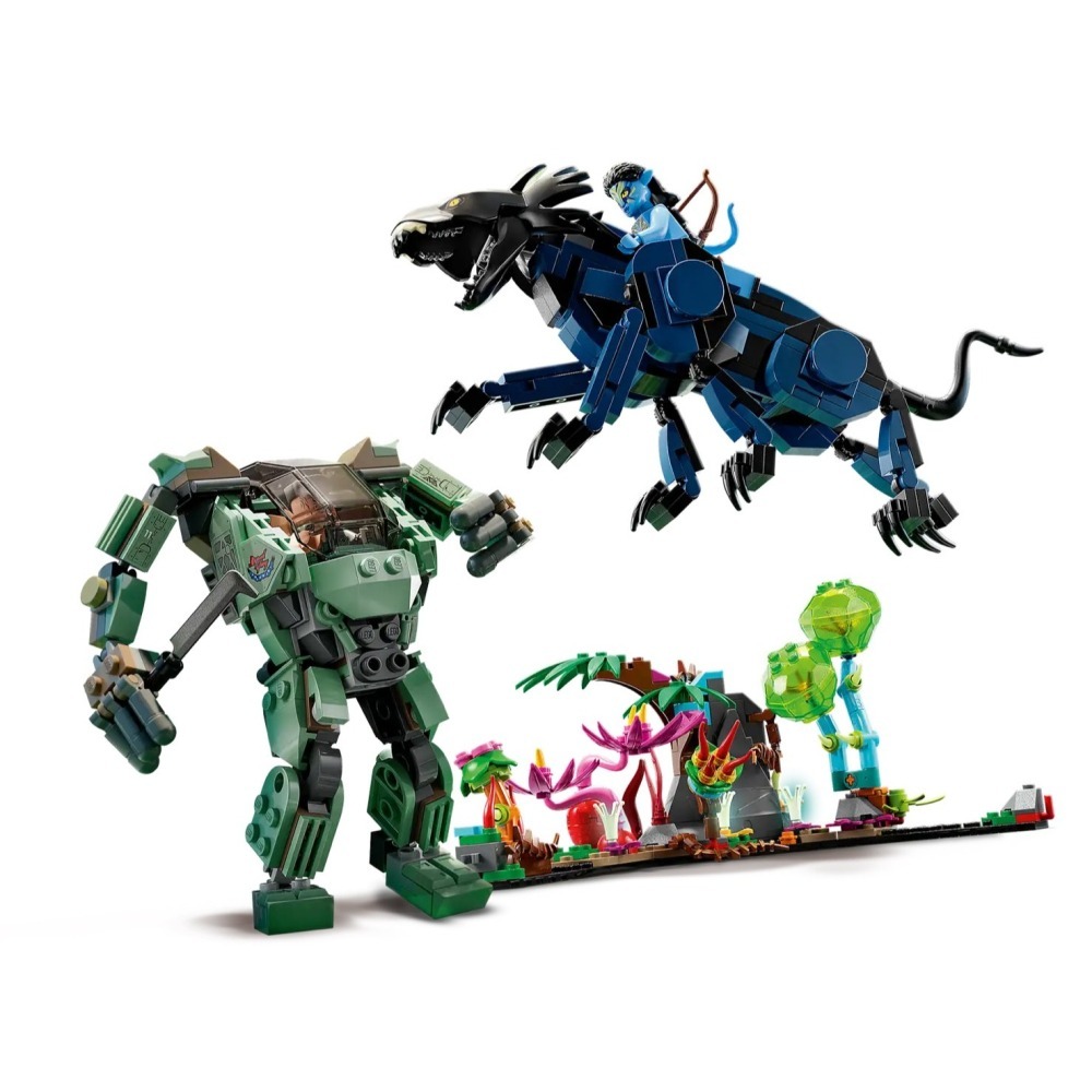 ★董仔樂高★ LEGO 75571 阿凡達 AVATAR 奈蒂莉與死神獸 vs 柯邁斯 AMP 裝甲 全新現貨-細節圖5