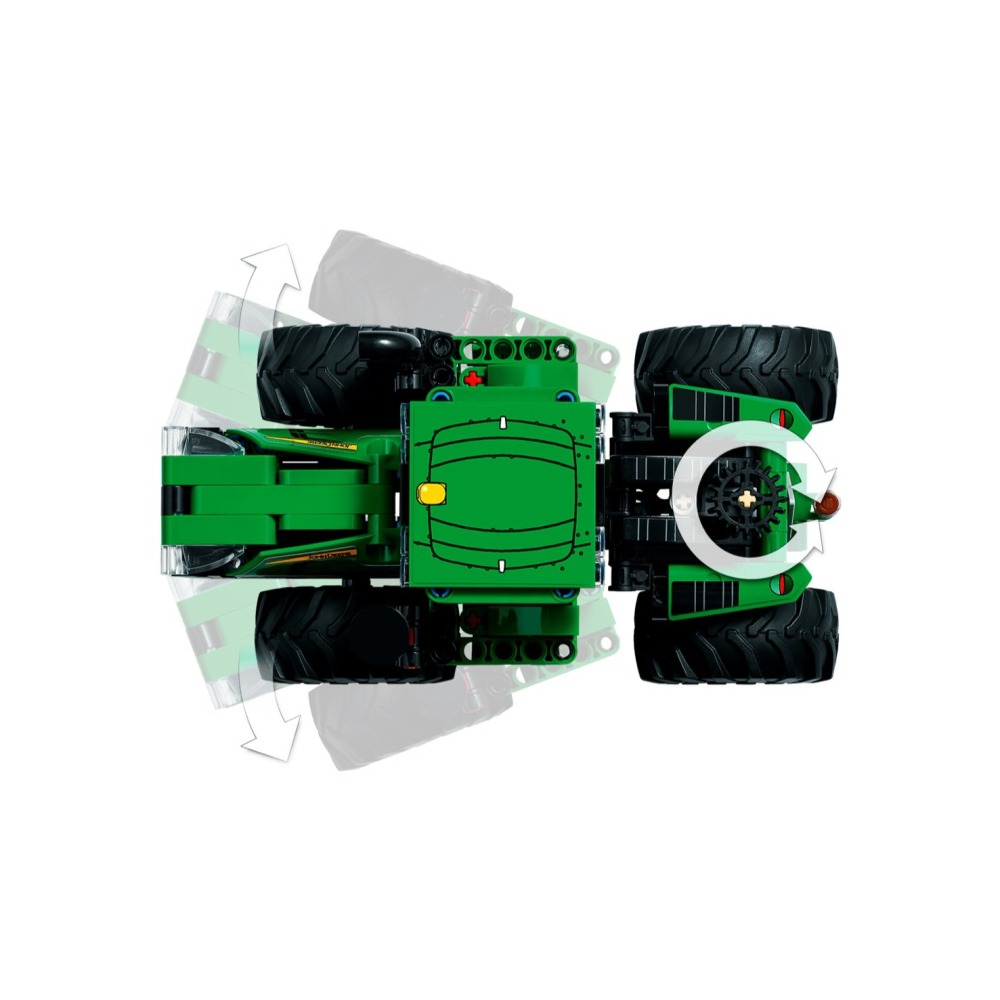 ★董仔樂高★ LEGO 42136 科技 TECHNIC 四輪驅動拖拉機 全新現貨-細節圖6