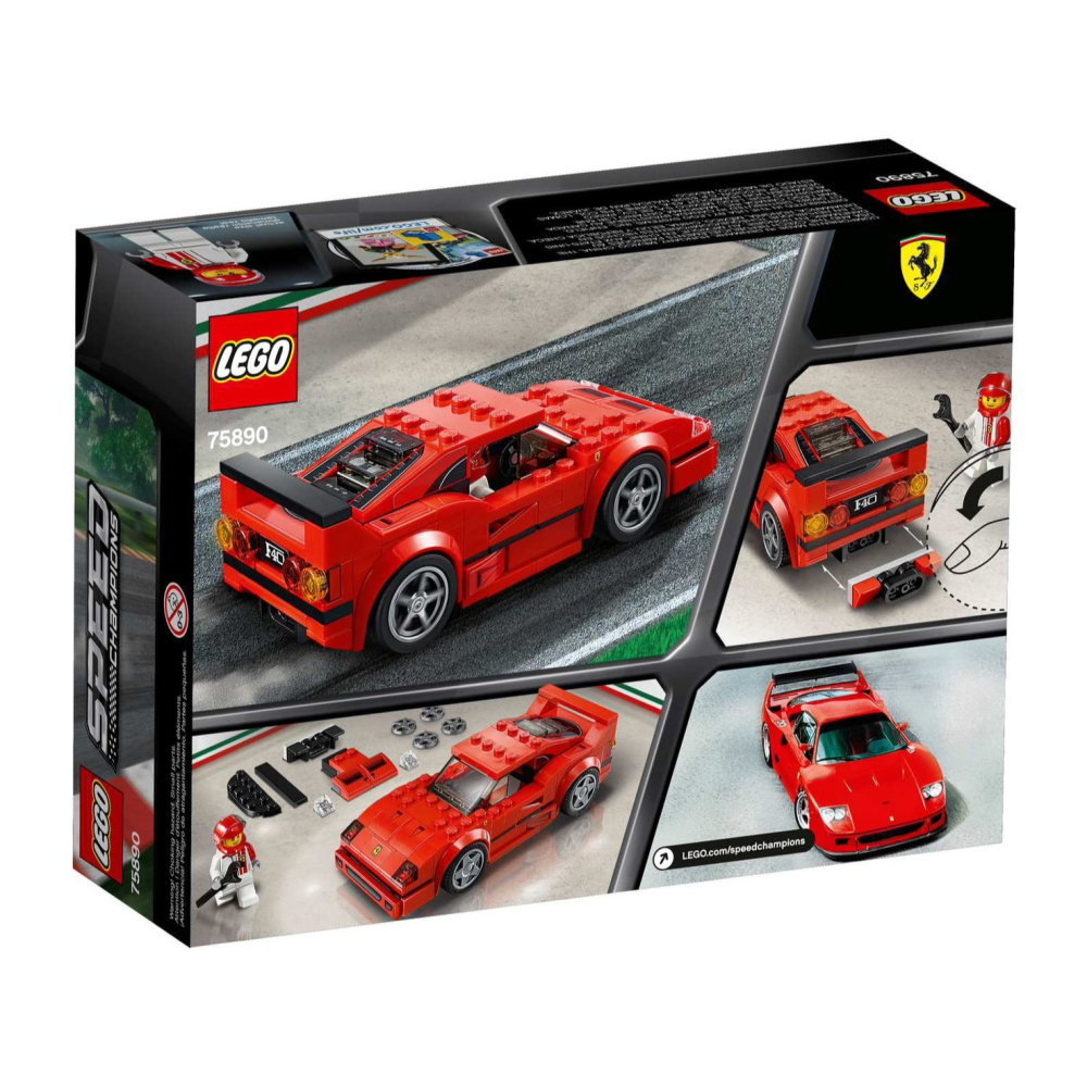 ★董仔樂高★ LEGO 75890 SPEED 法拉利 Ferrari F40 Competizione 全新現貨-細節圖2