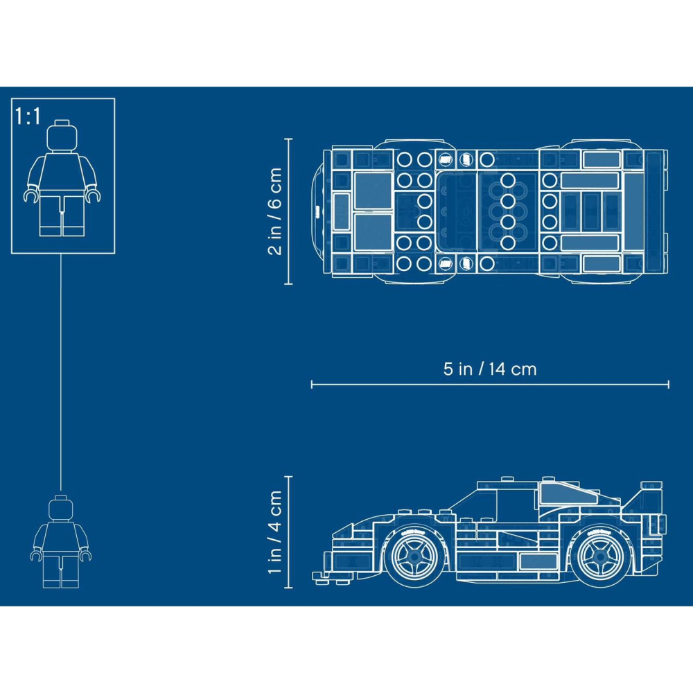★董仔樂高★ LEGO 75890 SPEED 法拉利 Ferrari F40 Competizione 全新現貨-細節圖8